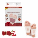 JENY Foot patch Herbal And Gentle Ingredient Detox Foot Pads, Natural Ingredients for Sleep Aid, Pain Relief, Toxin Removal with Bamboo Vinegar and Acupoint Micro-Massage Technology