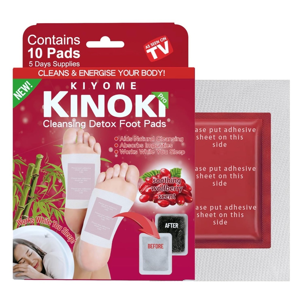 JENY Detox Organic Health Foot Patch Remove Pain Free for Stress Relief Natural ingredients Toxins Detox Pads For Better Sleep Suitable for Travel or Home Use