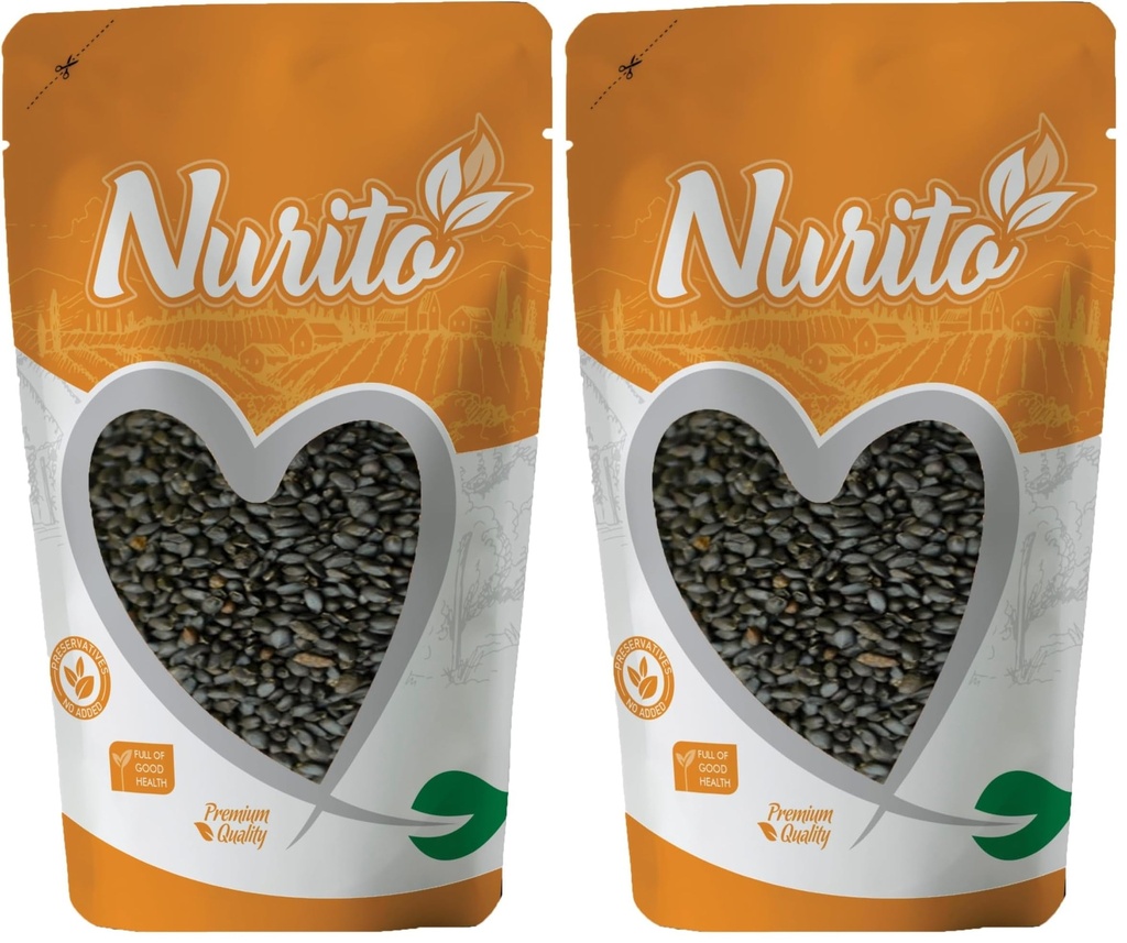 Nurito Dried Fruits Nuts And Seeds (Sabja/Basil Seeds, 250g) (Pack of 2)