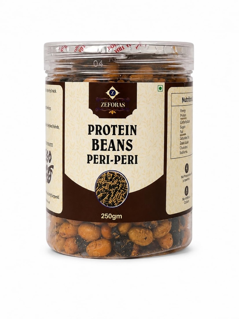 ZEFORAS Protein Beans Peri-Peri Roasted Crunchy Snack 250g