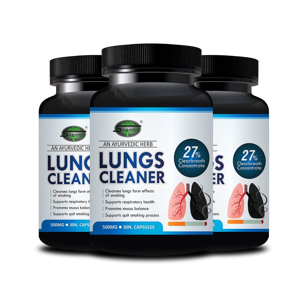Lungs Cleaner Tablets | For Smokers Cleanses & Purifies Lungs Blood