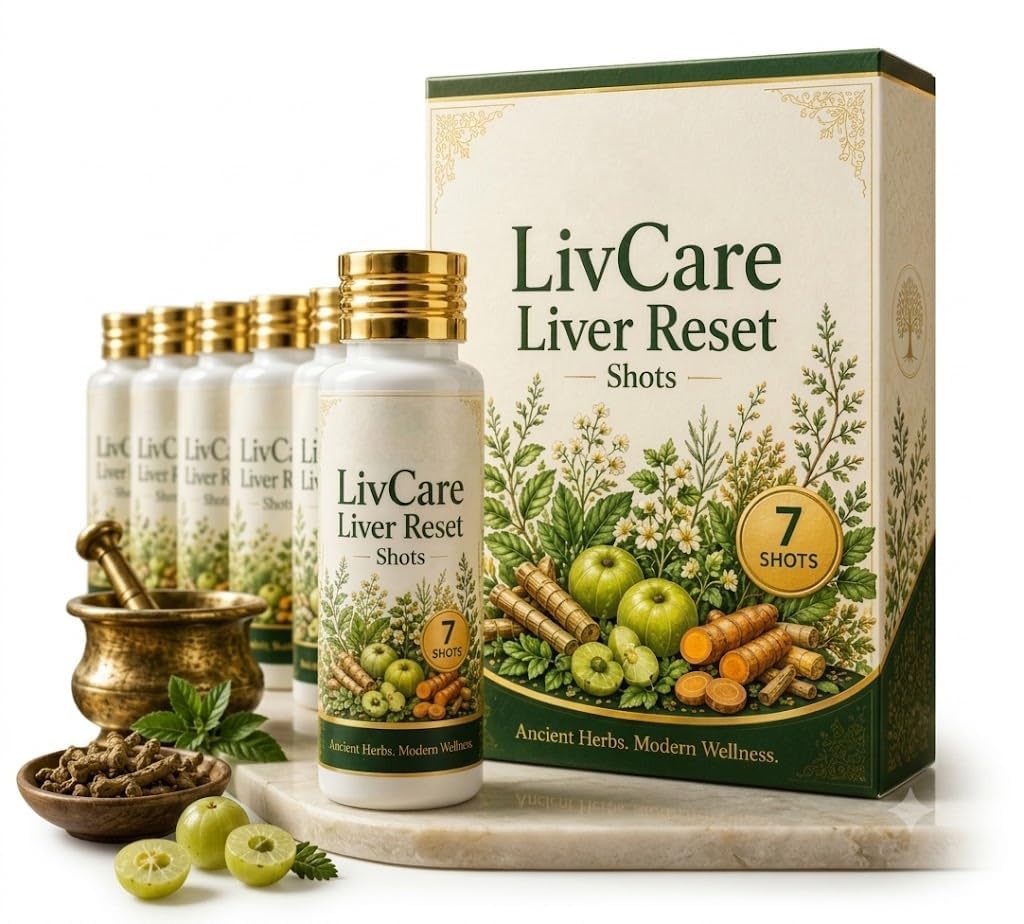 LivCare Herbal Wellness Shots, 100 ml | Botanical Daily Wellness Liquid | Easy-to-Drink Formula | Convenient Lifestyle Support | Single-Serve Wellness Shot