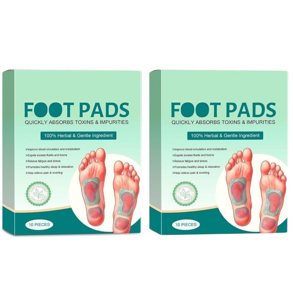 Herbal Detox Foot Pads, 10 Pieces