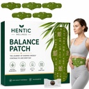 Herbal Balance Patch, Plant-Based Ingredients, Comfortable Adhesive Design, Balance Belly Button Patch Natural Detox & Slimming Waist Sticker Easy Topical Use (5pc in 1 Pack)