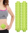 20Pcs Castor Oil Pack Wrap for Belly Button, Disposable Castor Oil Pack Skin Friendly Non-woven for Liver Detox Leakingproof Adhesive Belly Button.