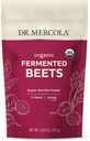Dr. Mercola Organic Fermented Beet Powder - Beet Root Powder to Support Circulation, Focus & Energy - Non-GMO, Soy-Free & Gluten-Free - 30 Servings