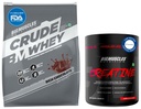 Bigmuscles Nutrition Crude Rich Chocolate 1Kilogram + Nutrition Creatine Whey Powder [100 g, 33 Servings]