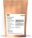 Organic Spirulina Powder, Non-GMO, USDA Certified, A Superfood with High Protein, Boost Energy, Enhance Immunity, Individual Package