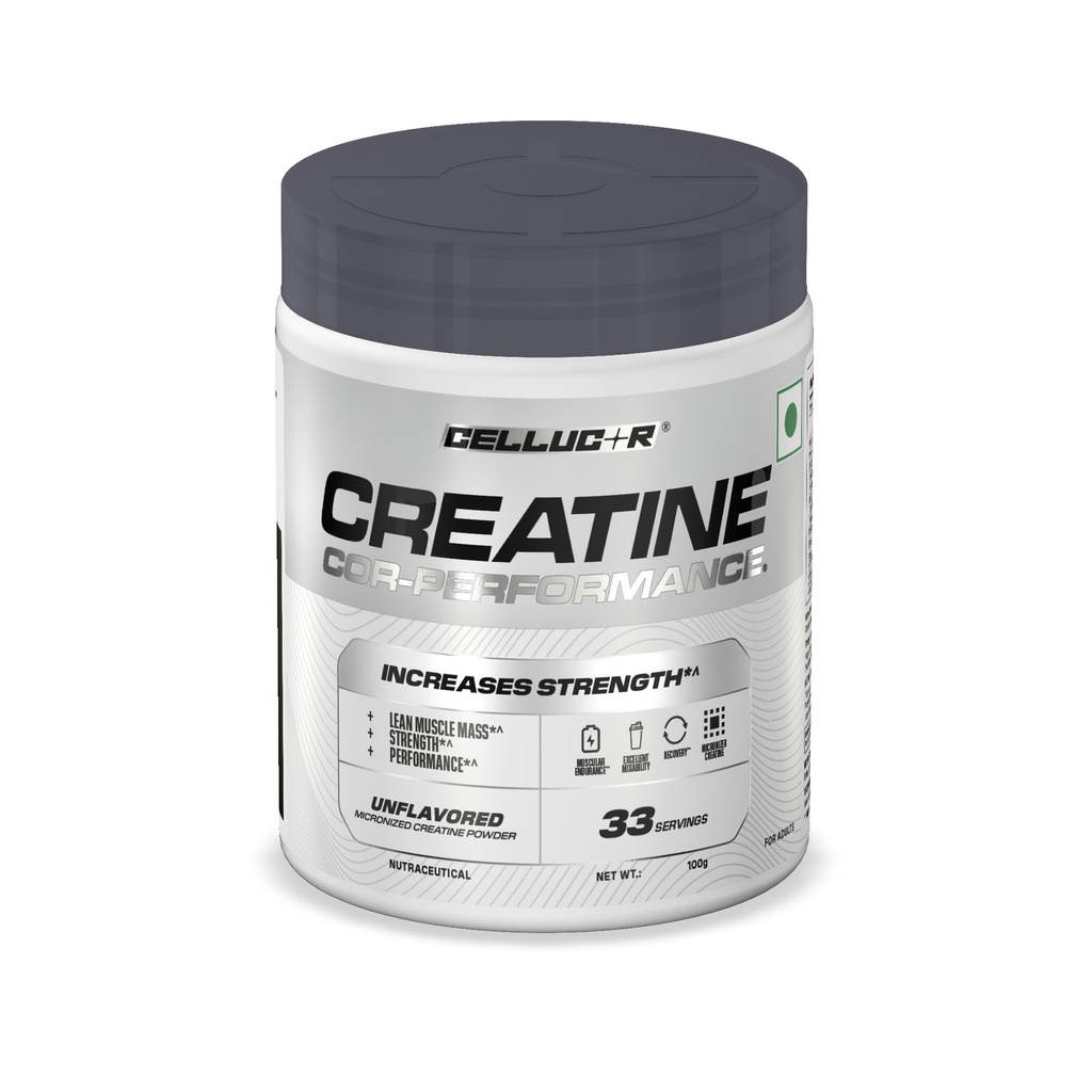 Cellucor Creatine Cor-Performance | Unflavoured | 100g | 33 serves| From the Makers of C4 | Micronized for Rapid absorption | Increases Muscle Strength & Performance