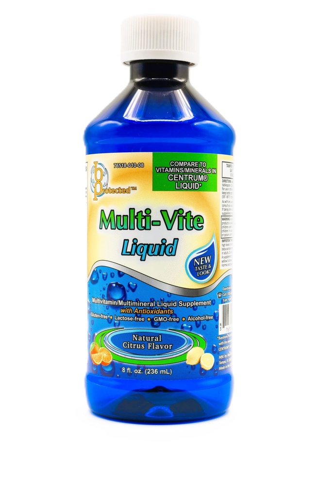 Multi-Vite Liquid Alcohol Free 8 fl Ounce (236 ml) Liquid