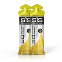 Science in Sport SiS GO Isotonic Energy Gel, Lemon & Lime, No Water Needed, Low Sugar, With Electrolytes, Vegan Suitable, 87kcal per Gel Pack of 2 (60ml)