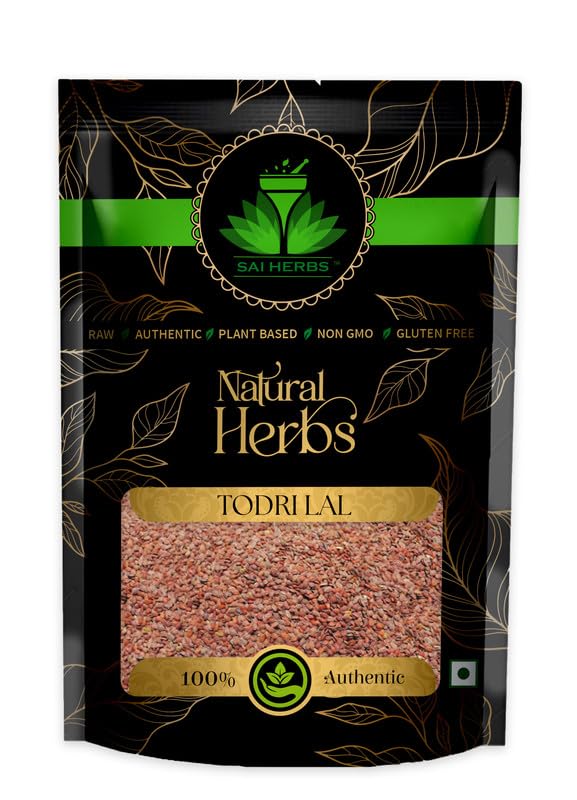 SAI HERBS Todri Lal Raw Seeds | Todri Surkh | Tudri Lal Beej | Pure & Natural | 250g