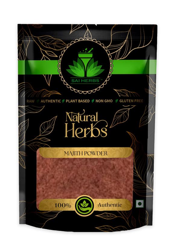 SAI HERBS Majith Assam Pure Siddha Powder | Manjistha Siddha Powder | Rubia Cordifolia | Pure & Natural | 1 Kg