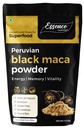 Essence Nutrition Original Black Maca Root Powder (150gm) - Pure & Effective Maca for Workout, Stamina & Strength | Imported from Peru - Use as a Maca Coffee For Men