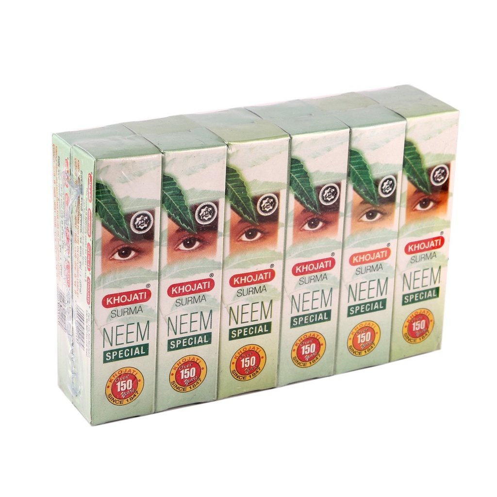 Khojati Surma Neem,1.25 g - Pack of 12