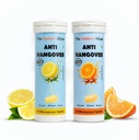 Anti-Hangover Effervescent Tablets | Instant Hangover Relief, Hydration & Energy Booster | Liver Support Formula | Zero Sugar | Vegan | Lemon & Orange Flavour - Pack of 2