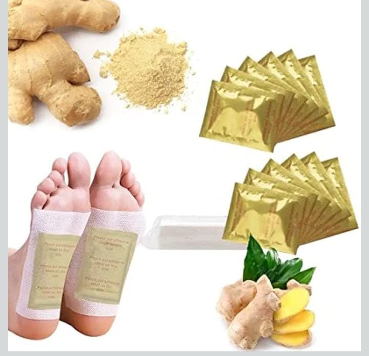 Toxins Remover Detox Foot Patches Adhesive Pads Kit Organic Natural ingredients pack of 1 box