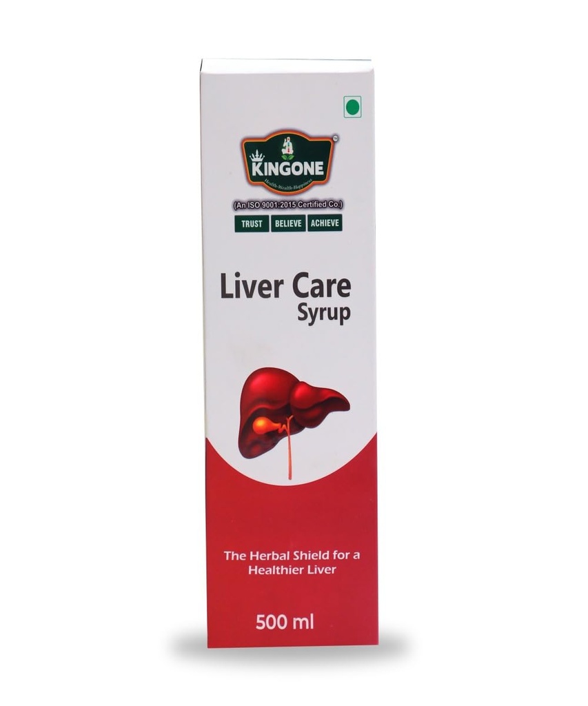 KINGONE Liver Care Syrup 500ml | Herbal Lifestyle Support Drink | Plant-Based Syrup for Daily Use | Mild and Natural Flavor | Easy to Mix Wellness Beverage
