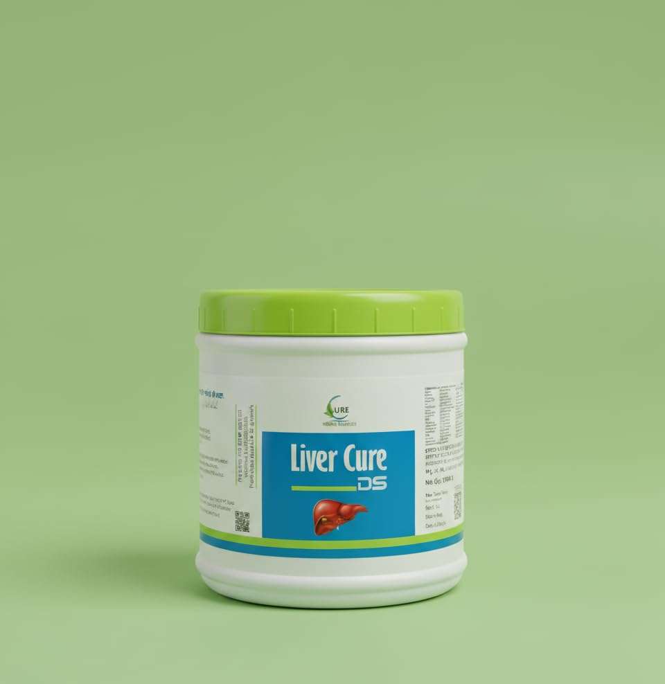 Liver Cure DS 1000 Tablets Herbal Liver Health Supplement Detox & Digestion Support
