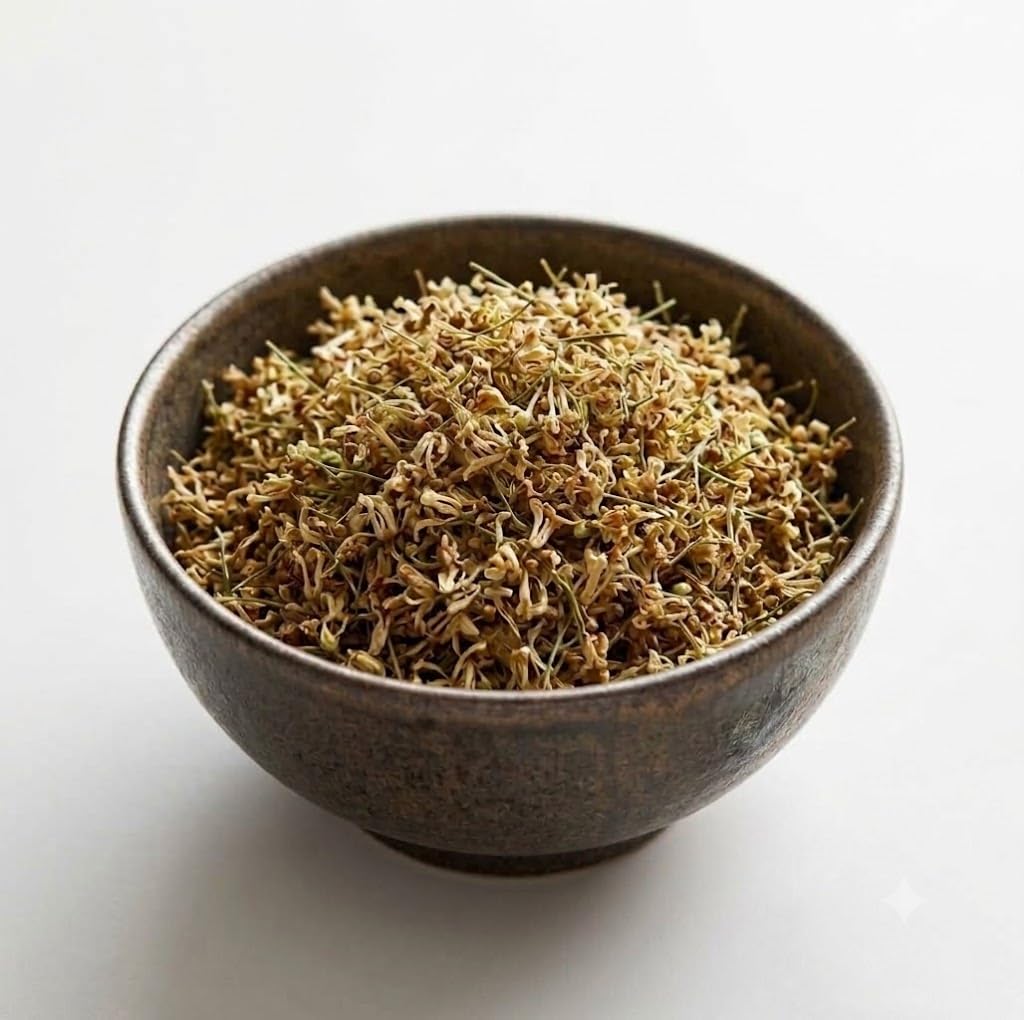 Dried Veppam Poo | Natural Neem Flower | Indian Lilac | Ariyaveppu | Vepa Puspam | Traditional Use - 2 x 100 g