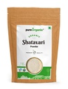 Pure Organio Organic Shatavari Powder 100g | NPOP Certified Indian Organic | Asparagus Racemosus Root Powder | For Women’s Health, Hormonal Balance & Lactation Support | Ayurvedic Herbal Powder