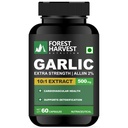 Garlic Extract-10X Strength| 2% Allicin | 500 mg per Serving | 60 Veg Capsules | Supports Heart Health, Immunity & Cholesterol Balance | High-Potency Formula