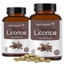 Herb Essential Licorice Tablets (Yashtimadhu) 60 Count (Pack of 2)
