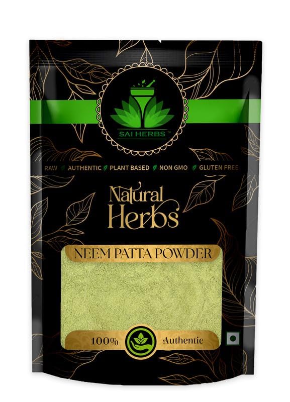 SAI HERBS Neem Patta Powder | Azadirachta Indica | Neem Leaves | Pure & Natural | 1 Kg