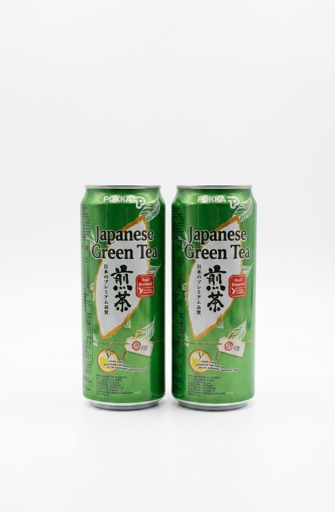 Pokka Japanese Green Tea, Real Brewed, Canned Drink, By febora, Imported, Pack of 2 Can, 300ml Each