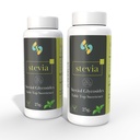 Stevia (Steviol glycosides) 2 x 25g, Sugar free Natural Sweetener for Coffee, Hot & Cold Drinks, No Erythritol