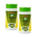 Meghdoot Neem Powder for Skin and Hair Care 100% Pure and Natural Herbal Powder for Acne Dandruff and Detox 100g (Pack of 2)