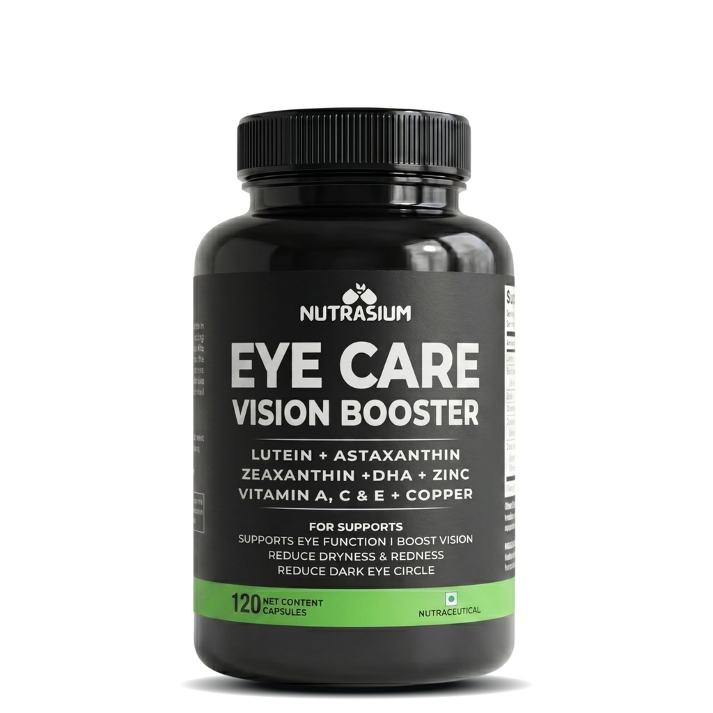 Nutrasium Eye Care Supplements | Lutein, Zeaxanthin Astaxanthin (120 Tabs)