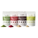 NeutraLeaf Green Soul 4-in-1 Organic Superfood Combo 800g (Pack of 4 x 200g) – Moringa Powder, Beetroot Powder, Amla Powder & Ashwagandha Powder | For Energy, Immunity, Digestion, Stress Relief, Skin & Hair Health |
