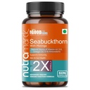 Sea Buckthorn Capsules with Moringa | Plant-Based Omega 3, 6, 7 & 9 | Supports Skin Radiance, Hair Health, Immunity & Daily Wellness | Antioxidant Formula | 60 Capsules