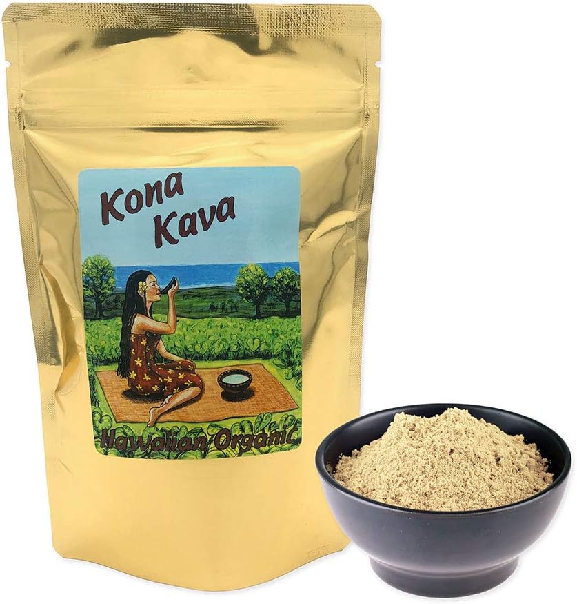Kona Kava Instant 9% Kavalactone Kava Drink Mix - Banana Vanilla (4 oz)