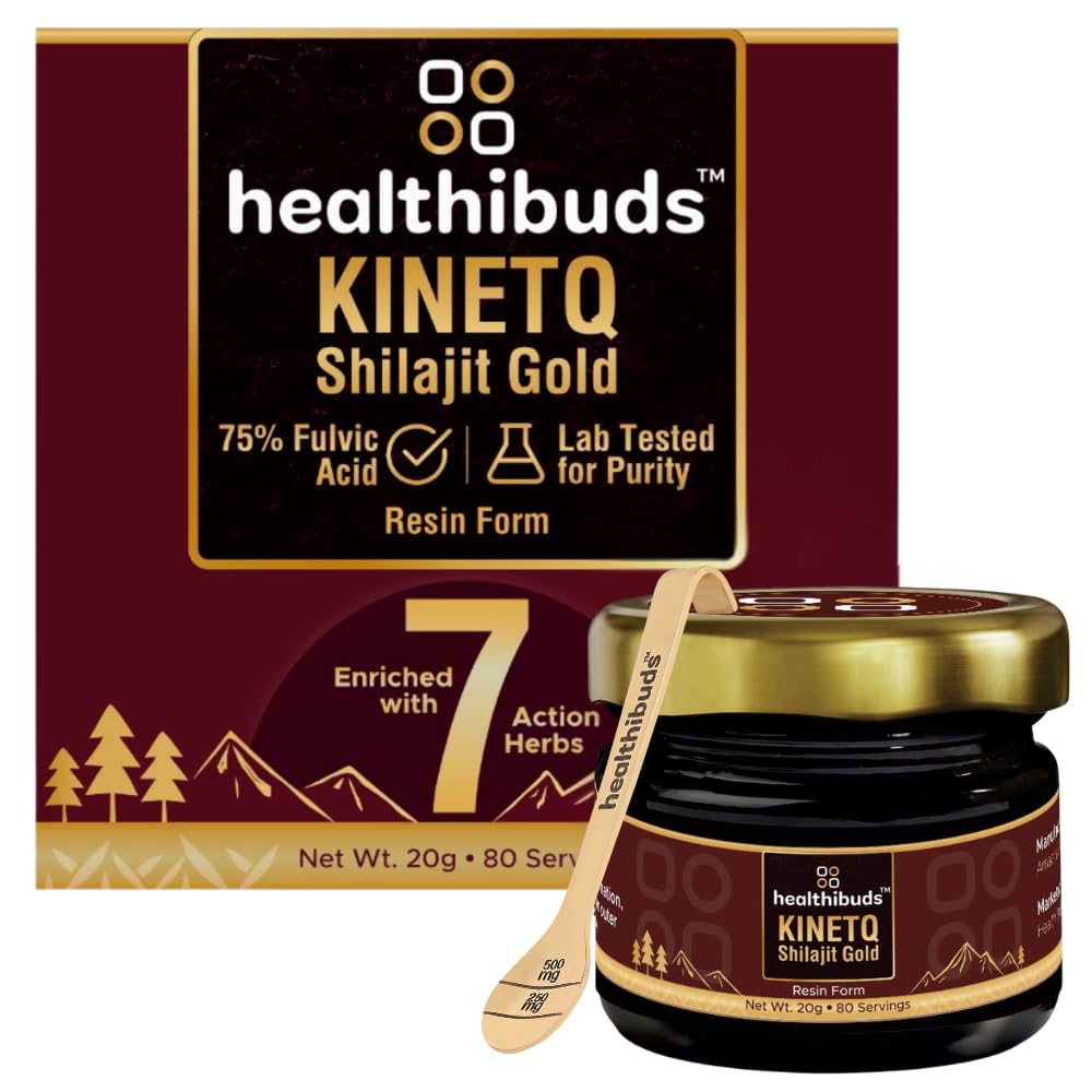 KINETQ Shilajit Gold Resin 20g for Men & Women (20g)