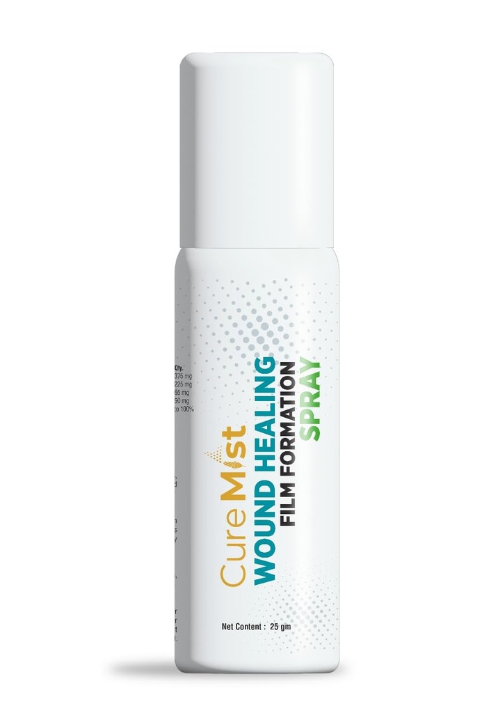 AYURVEDIC First Aid Wound Spray || Antiseptic, AntiFungal || Patented || Instant Relief to Cuts, Burns, Abrasions & Dry surgical Wounds II Reduced Scarring II Great for Sports Injuries || 100% Ayurvedic Ingredients only || Haldi Palandu Lavanga || 25g (25 grams)