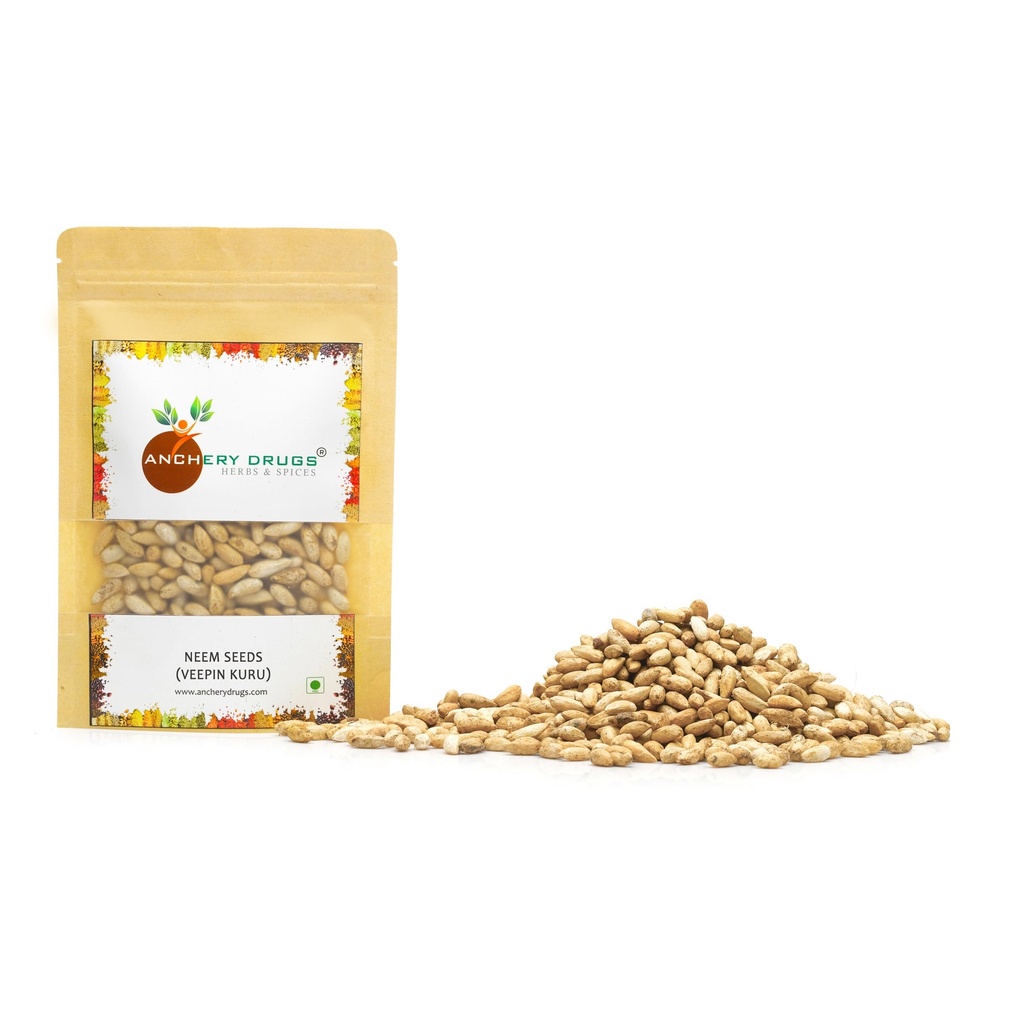 Anchery Drugs Neem Seeds, Veppin Kuru, Veppam Kotta, Vepa Ginjalu, Neem Ke Beej, Neem, Margosa, Nimtree, Nimba, Indian lilac, Azadirachta Indica (1 kgs)