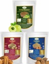 Biotic Amla, Harad and Baheda Powder - Triphala Powder - Trifala Powder - Organic Triphla Churna - Thiripala - 150gm (50gm each)