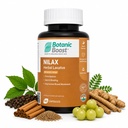 Nilax Constipation Relief & Bowel Support Capsules – Indian Senna & Triphala Herbal Laxative for Gas, Bloating, Digestive Comfort, Gut Health & Regularity – 60 Capsules