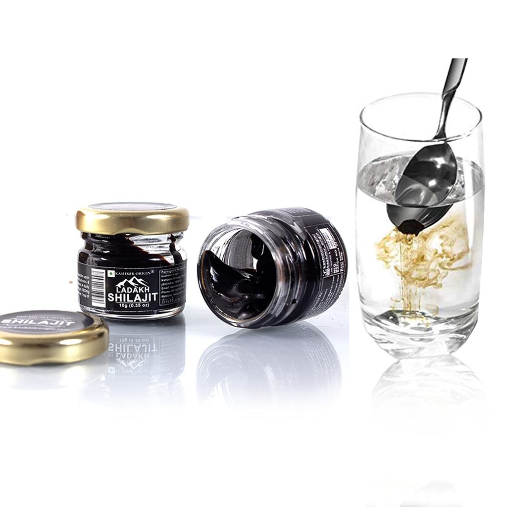 Pure Ladakh Shilajit/Shilajeet Resin Form to Boost Performance | Power | Stamina | Endurance | Strength and Overall Wellbeing For Men and Women | 50g