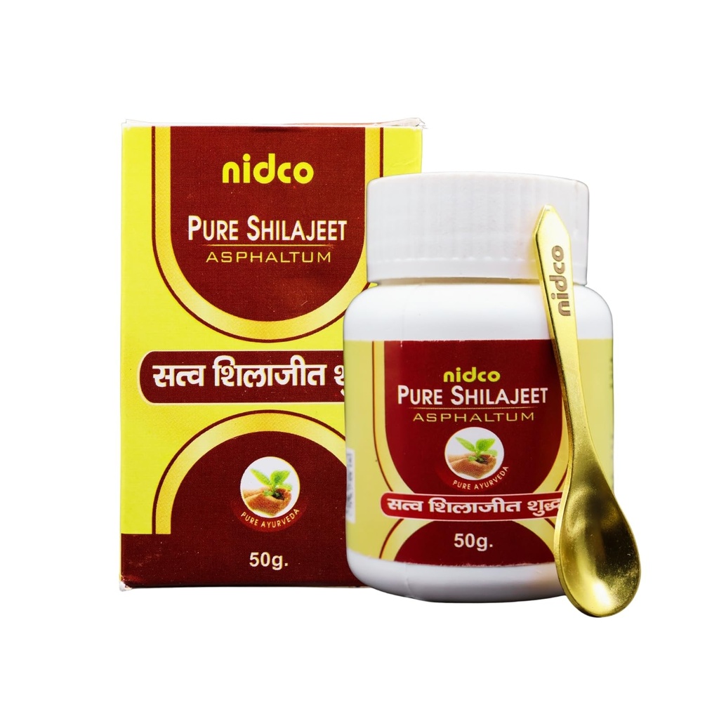 Shilajit/Shilajeet Powder Original - 50g | Enhance Strength & Stamina | Supports Immune Function | Pure Asphaltum Extract | High Fulvic Acid Mineral Rich Ayurvedic Supplement