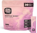 SALTT Electrolytes Powder Flavored Drink Mix - Booyah Berry - 30 Hydration Packets - Magnesium, Potassium, Sodium, Trace Minerals - Zero Sugar & Gluten Free - Travel Essentials