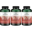 Swanson Extra Virgin Olive Oil - Natural Supplement Supporting Cardiovascular Health w/Essential Fatty Acids - Made w/Organic Cold-Pressed Olive Fruit - (120 Softgels, 1g Each) 3 Pack