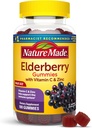 Nature Made Elderberry with Vitamin C and Zinc, Dietary Supplement for Immune Support, 100 Gummies, 50 Day Supply