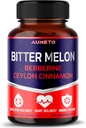 Bitter Melon Capsules - Enhanced with Berberine Ceylon Cinnamon for Circulation Wellness and Immune Function (90 Count (Pack of 1))