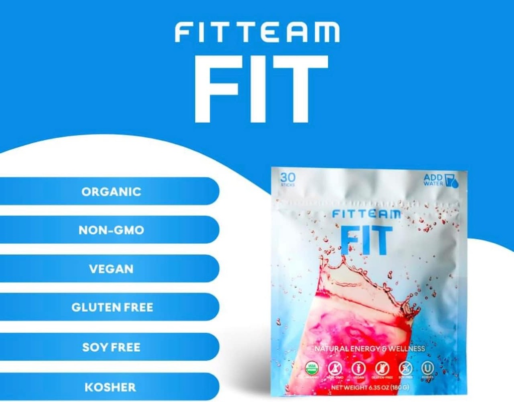 Fitteam Fit 30 Individual Sticks (30 Day Supply) New Improved Formula
