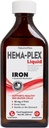 NaturesPlus Hema-Plex Liquid Iron, Mixed Berry - 8.5 oz - Iron & Essential Nutrients - Vegan, Gluten Free - 25 Servings