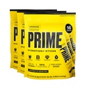 PRIME HYDRATION+ Sticks Lemonade | Hydration Powder Single Serve Sticks | Electrolyte Powder On The Go | 250mg BCAAs, B Vitamins, Antioxidants | Low Sugar | Caffeine-Free | Vegan | 48 Sticks