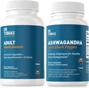 Dr. Tobias Adult Multivitamins and Ashwagandha Capsules, Support Overall Wellness & Balanced Energy & Resilience, Vegan, Non-GMO